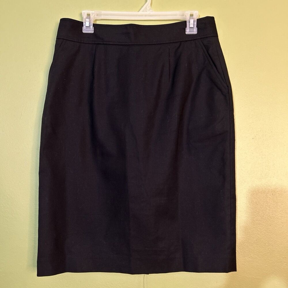 Calvin Klein Skirt Womens Size 10 Black Pencil Straight